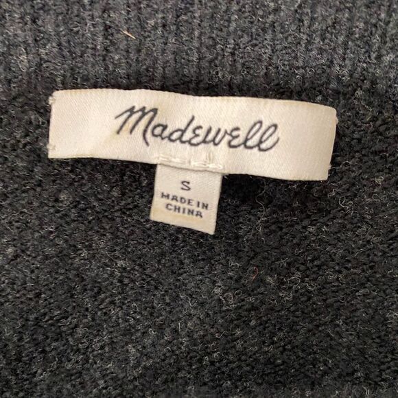 Madewell black flutter sleeve sweater - Picture 3 of 4